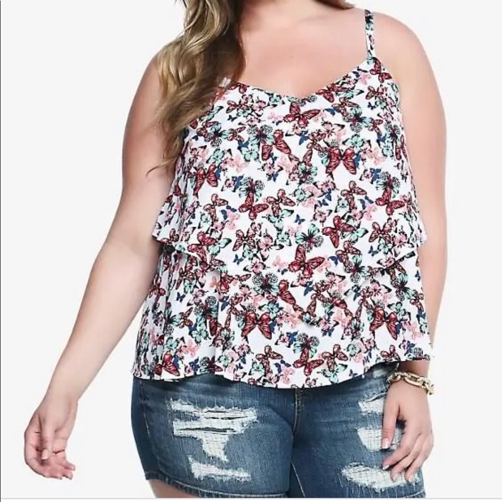Torrid butterfly top